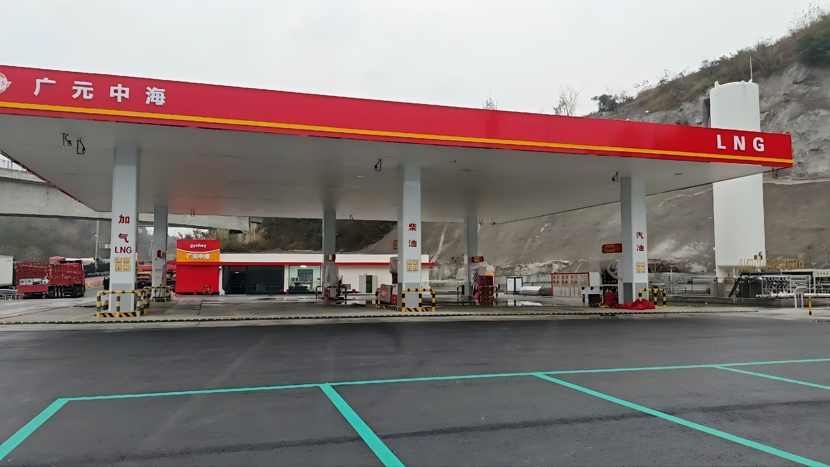 广元广陵中石油LNG加气站