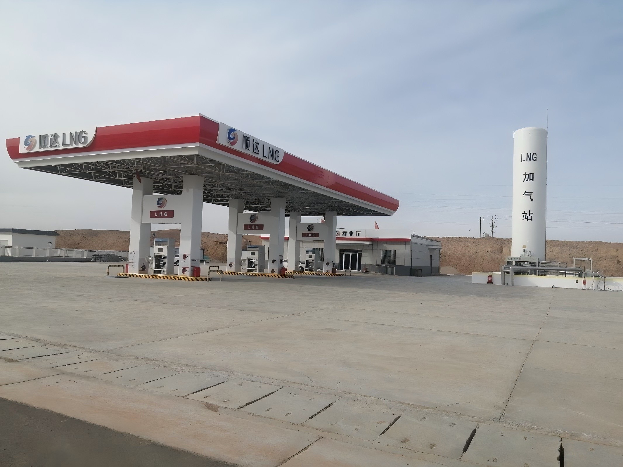 甘肃省酒泉市 金塔顺达LNG加气站